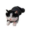 Simulated Cat Plush Doll With Sound Function Children Companion Toy For Kids And Teens Gift
