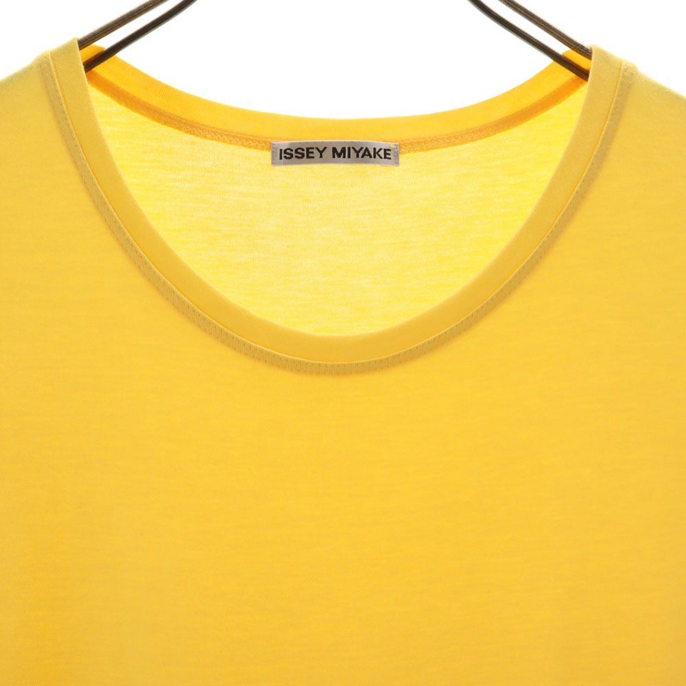 ISSEY MIYAKE Short sleeve Long dress 2 yellow Women Used