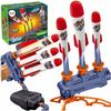 Wyrzutnia Rakiet X4 Piankowych Katapulta 2W1 Launcher Miotacz Rakietnica Lt