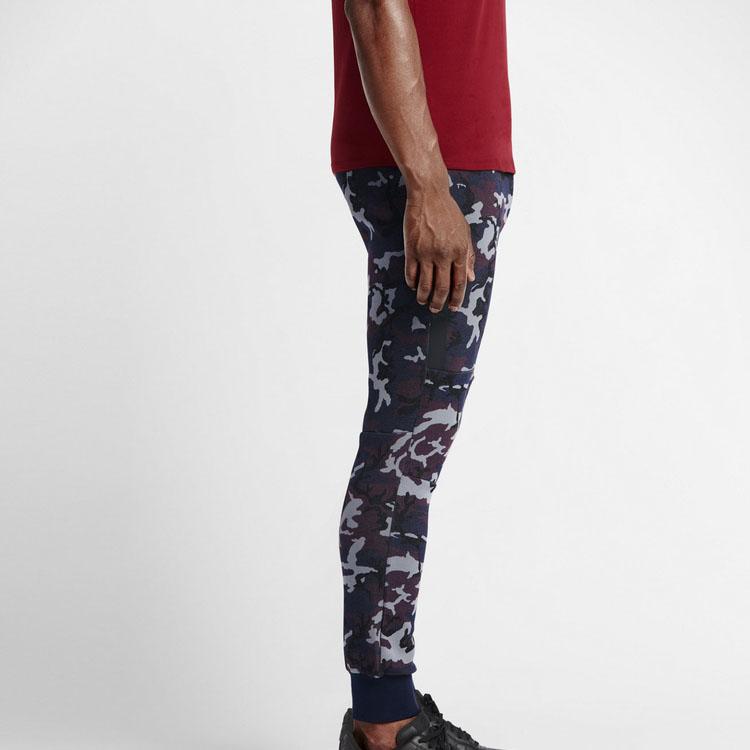 Nike Lace-Up Camouflage Joggers Men Bottoms 682853-451