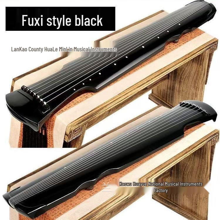 Fuxi Style Beginner Guqin - Handmade Seven-String Instrument for Practice and Performance