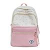 Schoolbag Korean Version Solid Color Cartoon Star Backpack Bag Women's Fashion Casual Versatile College Style Student Schoolbag Cute Backpack