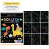 9Pcs/Set Magic Rainbow Color Scratch Art Painting Paper Card Kit Cartoon Animal Drawing Board Drawing Toys Diy Educational Toy