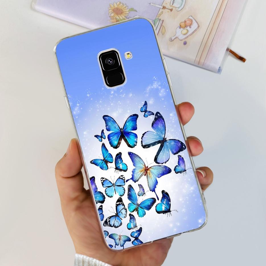 For Samsung Galaxy A8 Plus 2018 Case SM-A730F Luxury Painted Cover Soft Silicone Phone Case For Samsung A8 2018 A530F A8+ Bumper