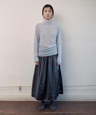 MONOCHROME Haily Leather Skirt (Black)