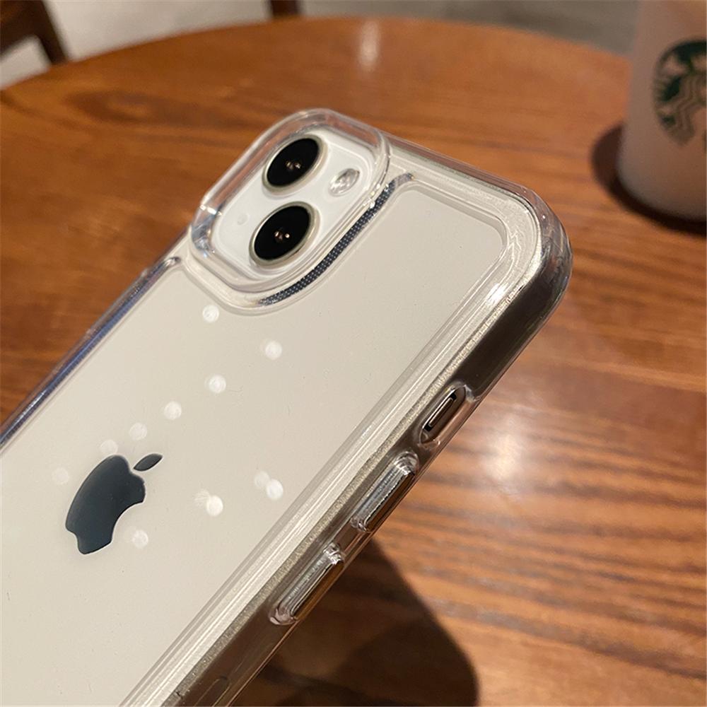 HD Clear Acrylic Case For iPhone 17 Air 16 15 Plus 14 13 12 11 Pro Max XR X XS Plus Mini Luxury Shockproof Soft Frame Hard Cover