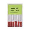 High Quality Dental H- Files Stainless Steel Hand Use Root Canal H File Endodontic Treatment File for Dentistry Instrument