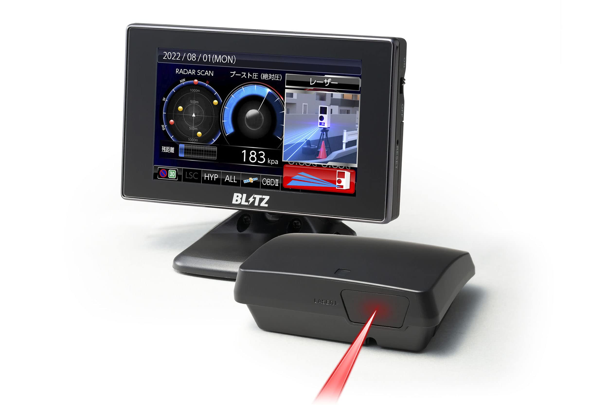 

Blitz TL311S Новий Лазерний Світлоприймач Мобільний Orvis РК-дисплей Лазерний Радар Тип Даних GPS Чорний Сумісний/Ідентифікація Типу Радара/3,1-дюймовий & чорний