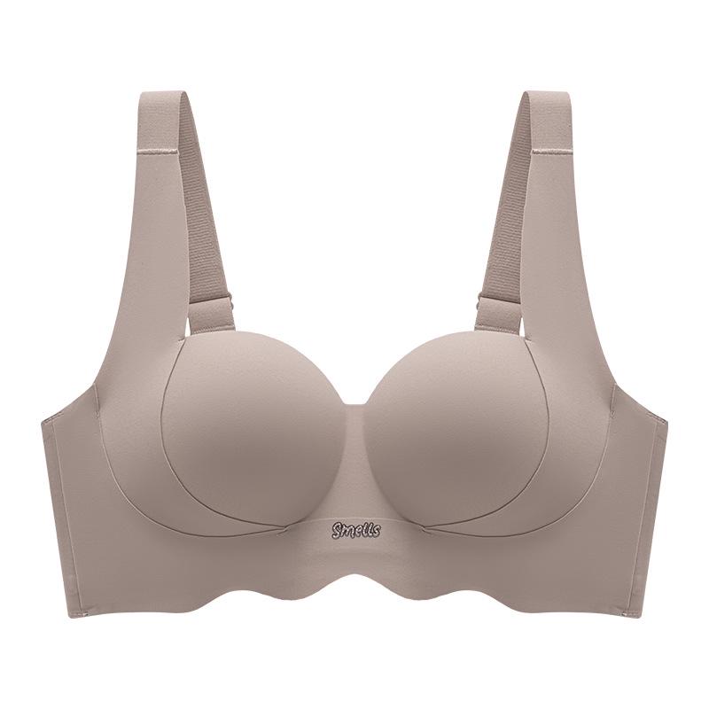 

Бесшовный беспроводной бюстгальтер для большой груди: Повышает комфорт, приподнимает и минимизирует внешний вид 40/90BC