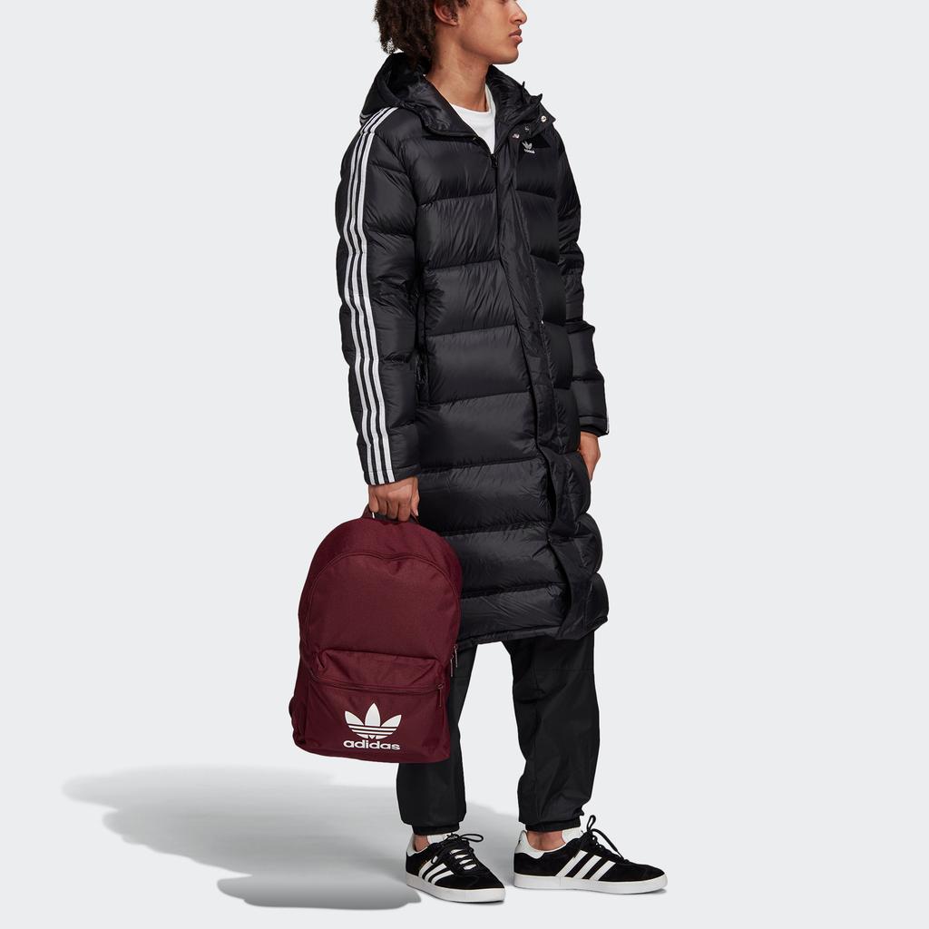 Adidas Originals Long Down Jacket With Hood For Winter Men Outerwear Black FL0007