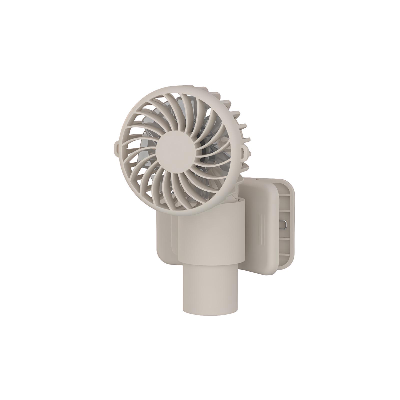2026 Multi-functional Portable USB Charging Waist Clip Mini Fan 72*65*127 mm абрикосовый