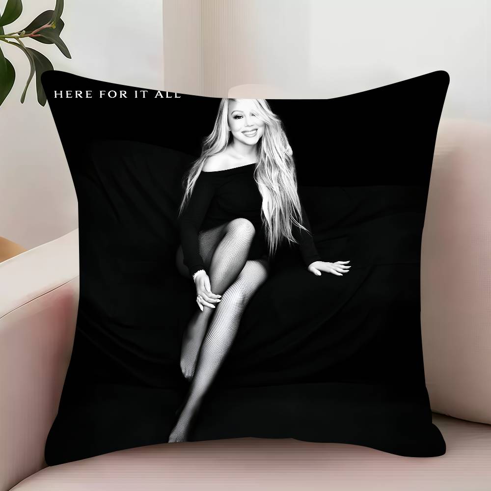 M-Mariah Carey Here for It All Pillow Case Decor Protective Covers Comfortable soft for Sofa Living Room Home office