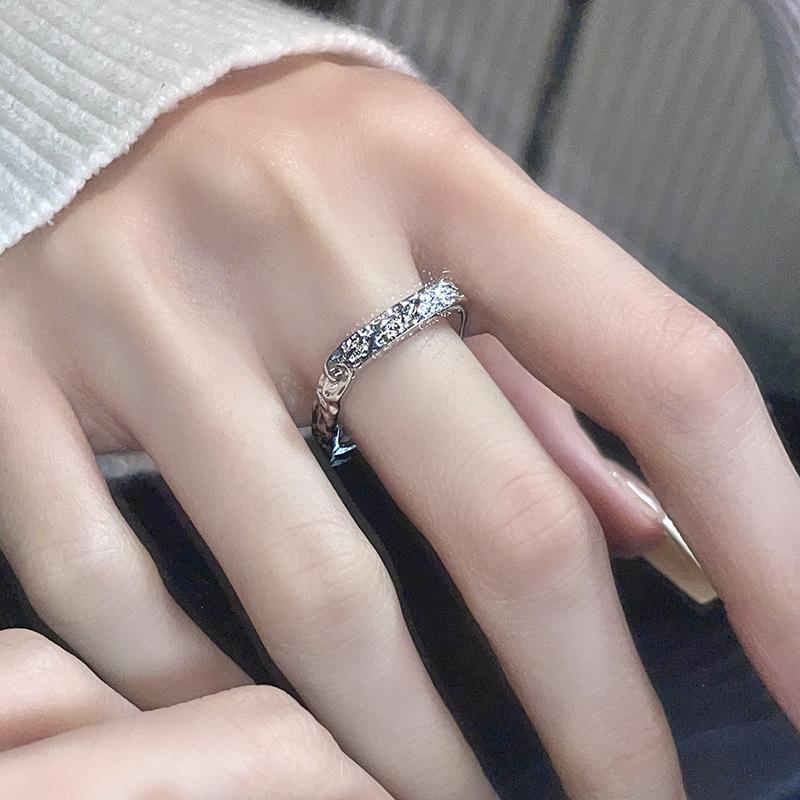 Cold Wind Personalized Ring Design Sense Niche Cold Wind Fashion Ring Opening Adjustable