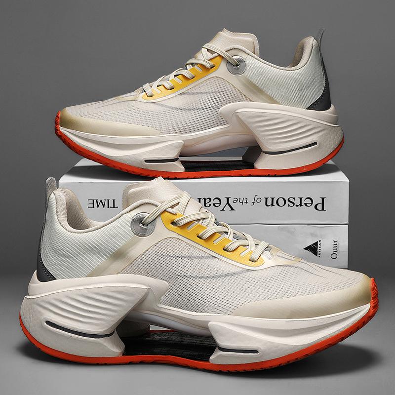 Size Jueying 3 Running Shoes Men's Shock Absorption Children's Students Carbon Board Mesh Sneakers Women's