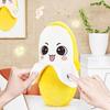 Oreiller Banane créatif banane à détection humaine métronome jouet en peluche interactif parent-enfant Banane Jouet Cadeaux d'anniversaire pour enfants