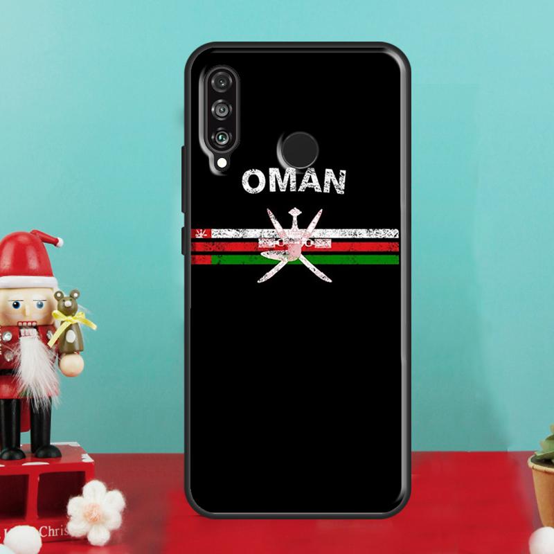 Oman Flag For Huawei Nova 9 10 SE 12i 11i 8i 12s Y90 Y60 Y70 Y72 Y61 Y91 P20 P40 P30 Lite P60 Pro Case