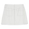 ELLE French Design High-Waisted A-Line Short Skirt Unique Casual Skirt Women skirts Off-White ER48708