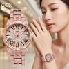 Gedi Starry Sky Women's Diamond Steel Band Waterproof Quartz Watch for Daily Commute or Work.