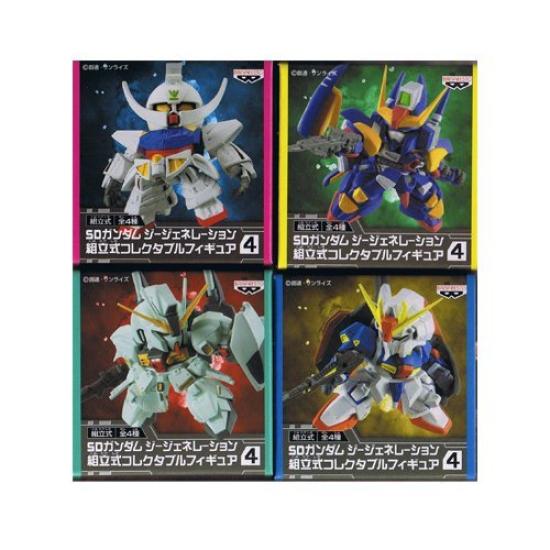 

SD Gundam G Generation assembly type collectible figure 4 all 4 types set