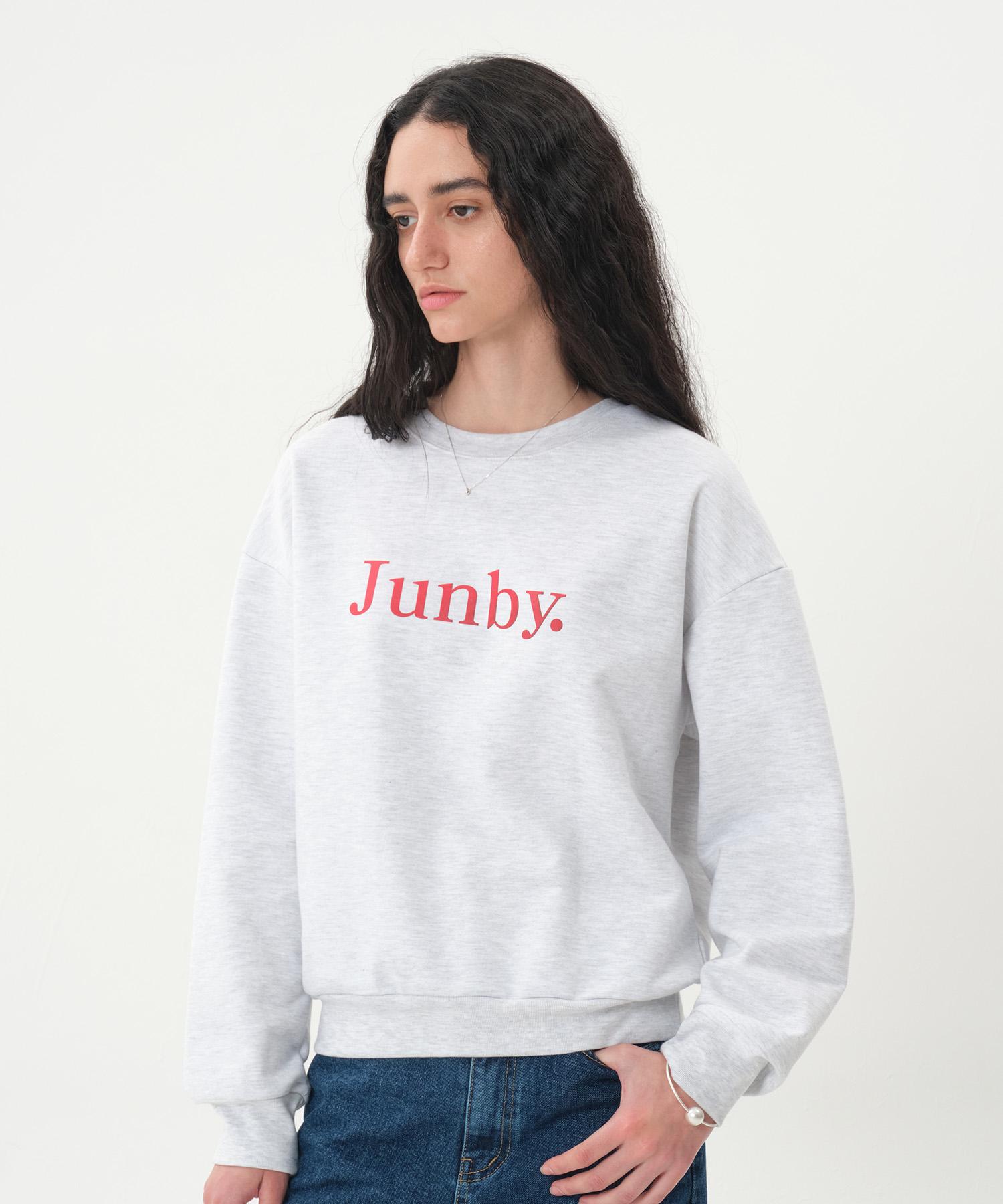 Jun By Jun K Sweatshirt_Melange Grey Free