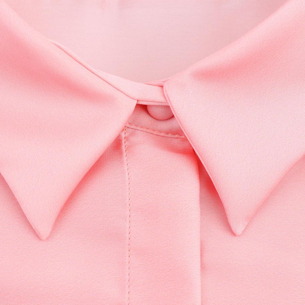 TAOP&ZA Women's Floral Print Satin Shirt - Spring/Summer Style