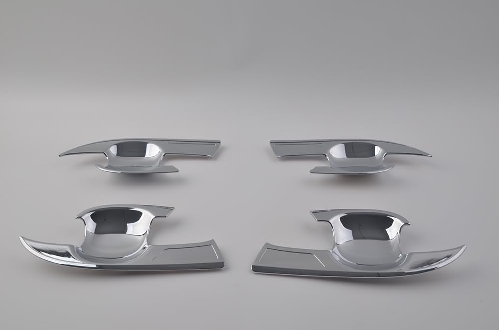 Türgriffabdeckung, Türschalenabdeckung, Seitenzierleiste, Schutzabdeckung, Zierleiste, Custom-Teile, (Silber)