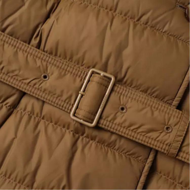 Burberry SS25 Down Jacket Unisex Brown 80911141