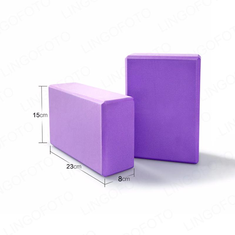 Gym Fitness EVA Yoga Block Colorful Foam Block Brick for Exercise Workout Training Bodybuilding Equipment