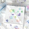 Journal GO 5x200cm Starry Sky Tape Stickers Aesthetics Cloud Sticker for Collage Junk Journal Scrapbook Card Masking Tape