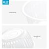 Chahua Youqi Thickened 500ml Disposable Plastic Bowls, 20-Pack