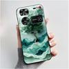 Cute Case For ZTE Nubia Z60 Ultra 5G Capa Fundas Printing Shells Protective Back Cover Soft Silicone Cartoon Black Casing Coque