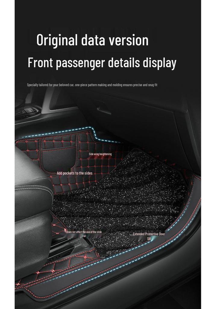 Leder-Vollumrandungs-Fußmatten für 2021-2025 Toyota RAV4