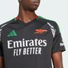 Adidas Arsenal AEROREADY 24/25 Auswärts Labrum London V-Ausschnitt Kapuze Kurzarm Fußballtrikot für Herren - Schwarz