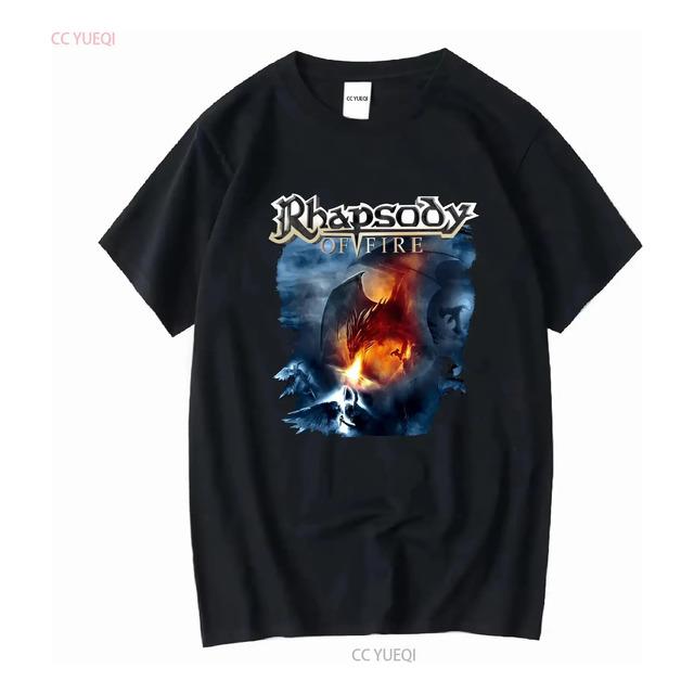 Camiseta Com Arte Do Dragao Rhapsody Of Fire XL