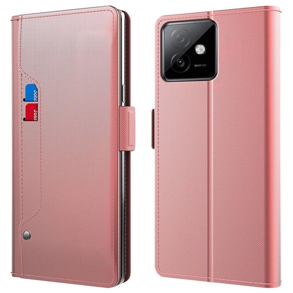 For Honor X60 GT 5G Case Stand PU Leather Phone Cover Card Holder Mirror