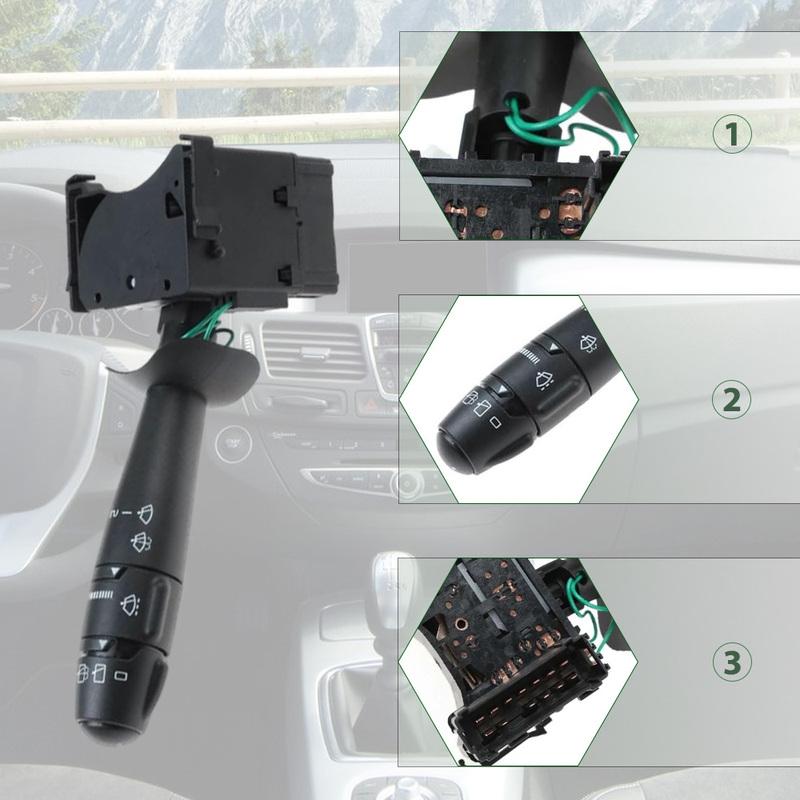 Car Wiper Stalk Switch for RENAULT LAGUNA MEGANE ESPACE VAUXHALL OPEL VIVARO 7701048915