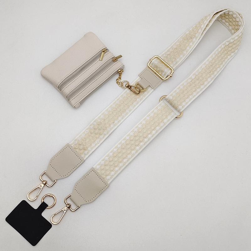 Fashion Polka Dot Mobile Phone Bag Strap Long Shoulder Strap Crossbody Adjustable Neck Bag Women's Bag Replacement Strap