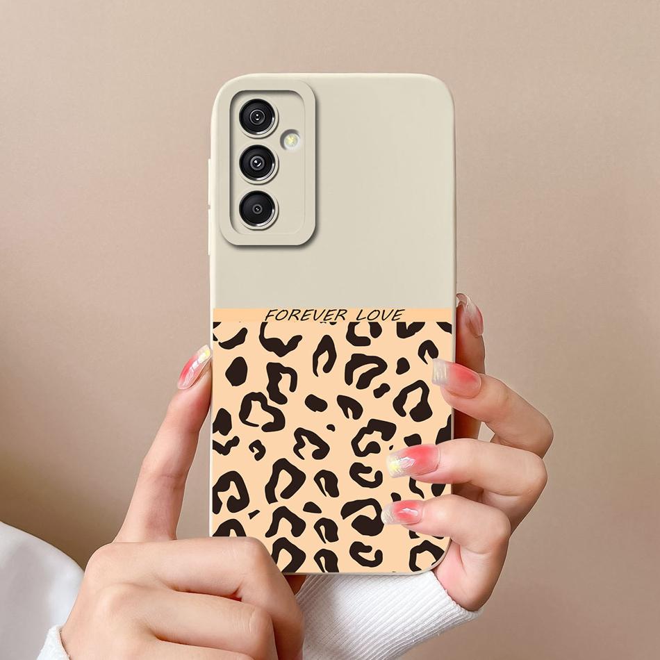 Cute Case For Samsung Galaxy A15 Funny Full Protection Soft Liquid Silicone Anti Choc Phone Cover For Samsung A15 A 15 Fundas