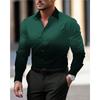 Gradient Men's Clothing Soft and Comfortable Men's Shirt Summer Hawaiian Shirt High Quality Men's Clothing Fashion Button Design