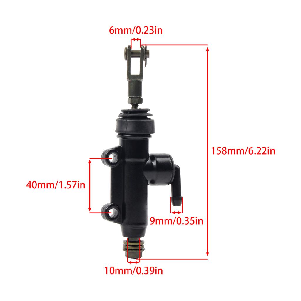 Motorcycle Rear Hydraulic Brake Master Cylinder Pump Accessories For BMW F650GS F800GS F800R F800GT F700GS 34217692190 ADV