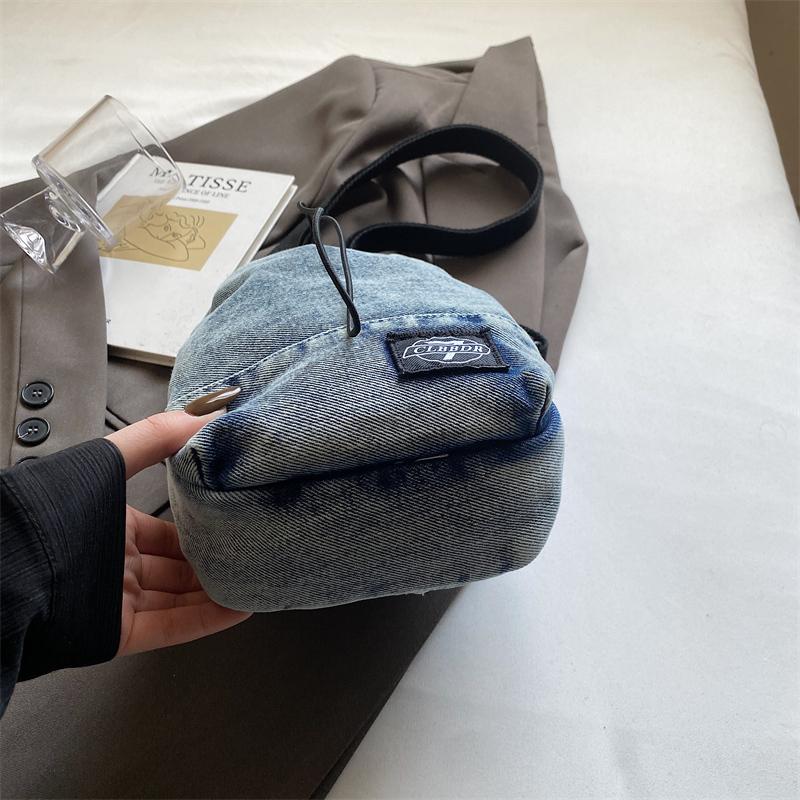 Mobile Phone Bag Women's Crossbody Bag Denim Shoulder Bag Vertical Coin Purse