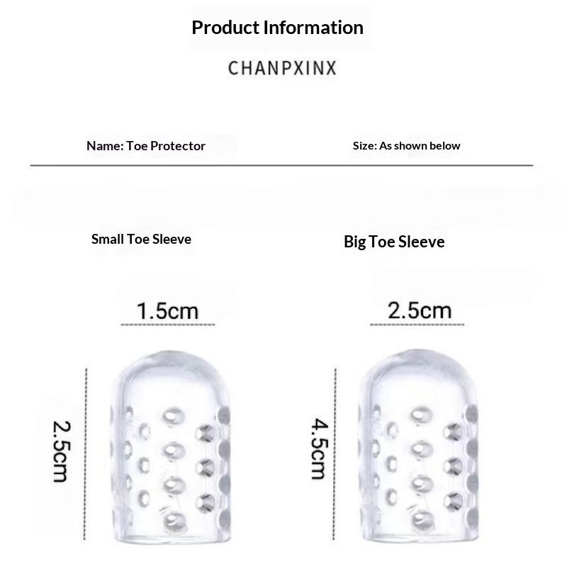 10/20/30 Pcs Silicone Toe Protectors Women High Heels Anti-Friction Dual Size Big & Little Toe Covers Pain Relieve