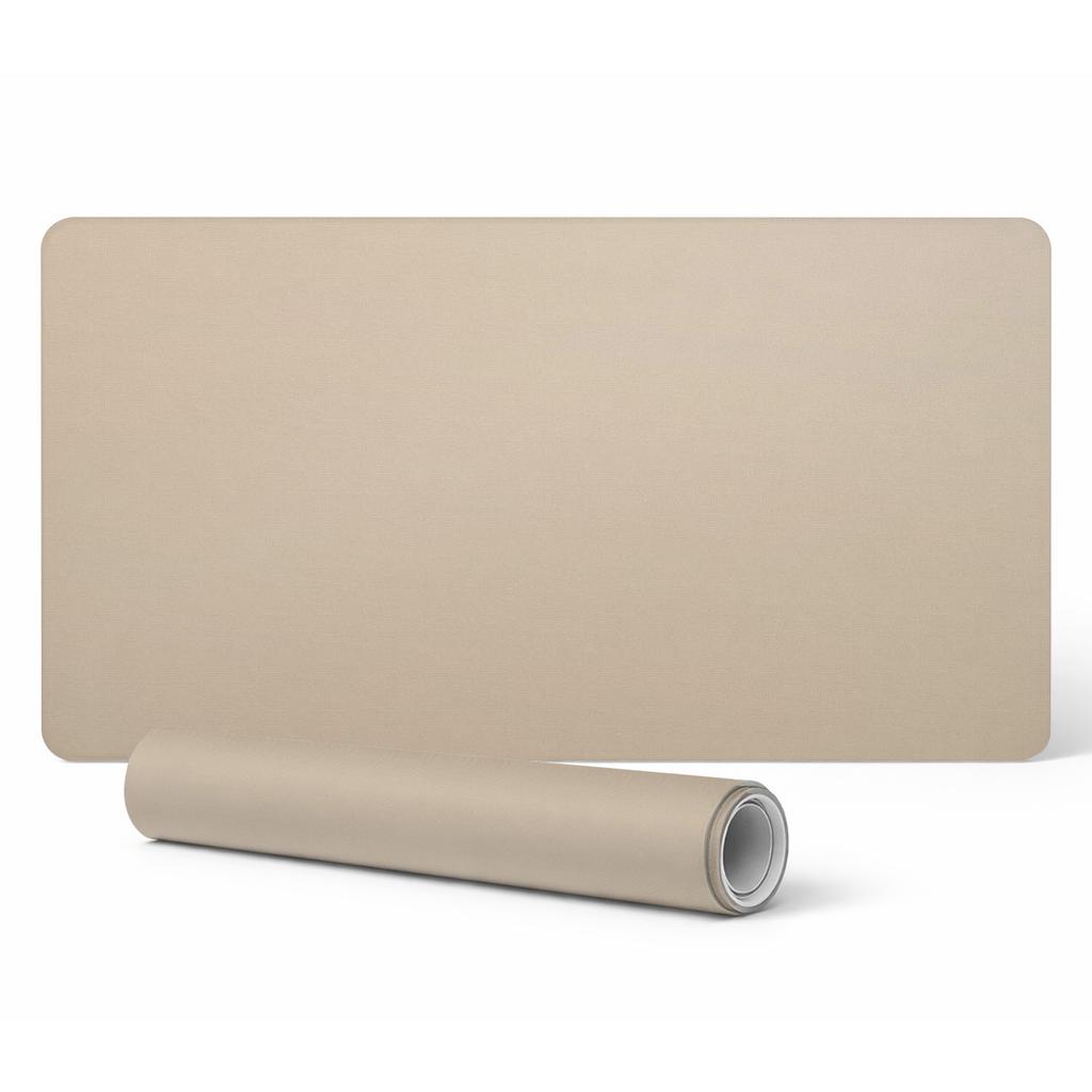 Vinyl Protective Pad for Workplace, Beige Color, 100x50 cm