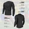 In-Stock Men's Rugby Goalkeeper Long Sleeve Training Uniform Set - Anti-Collision
