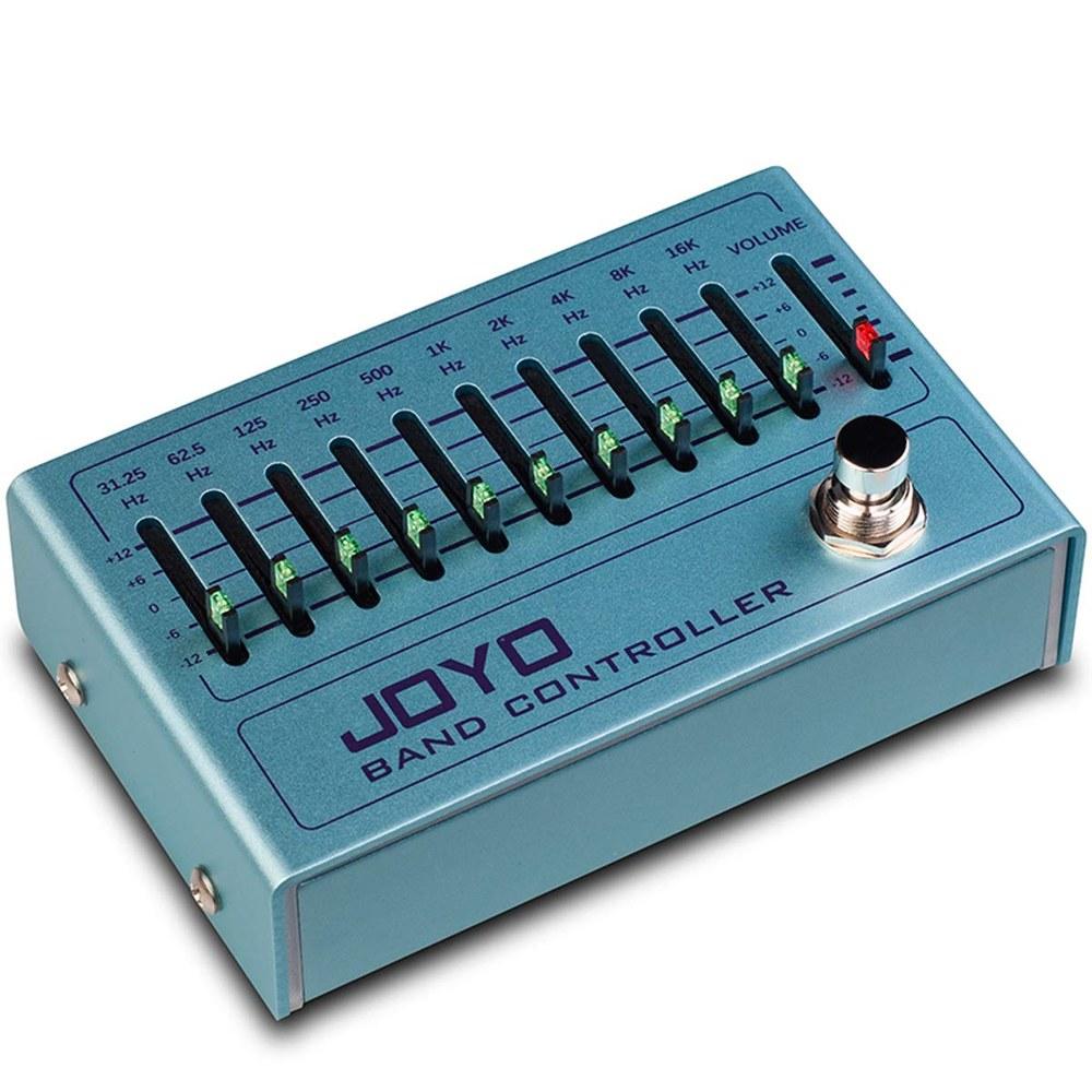 JOYO R-12 10-Band Equalizer Pedal for Electric Guitar and Bass