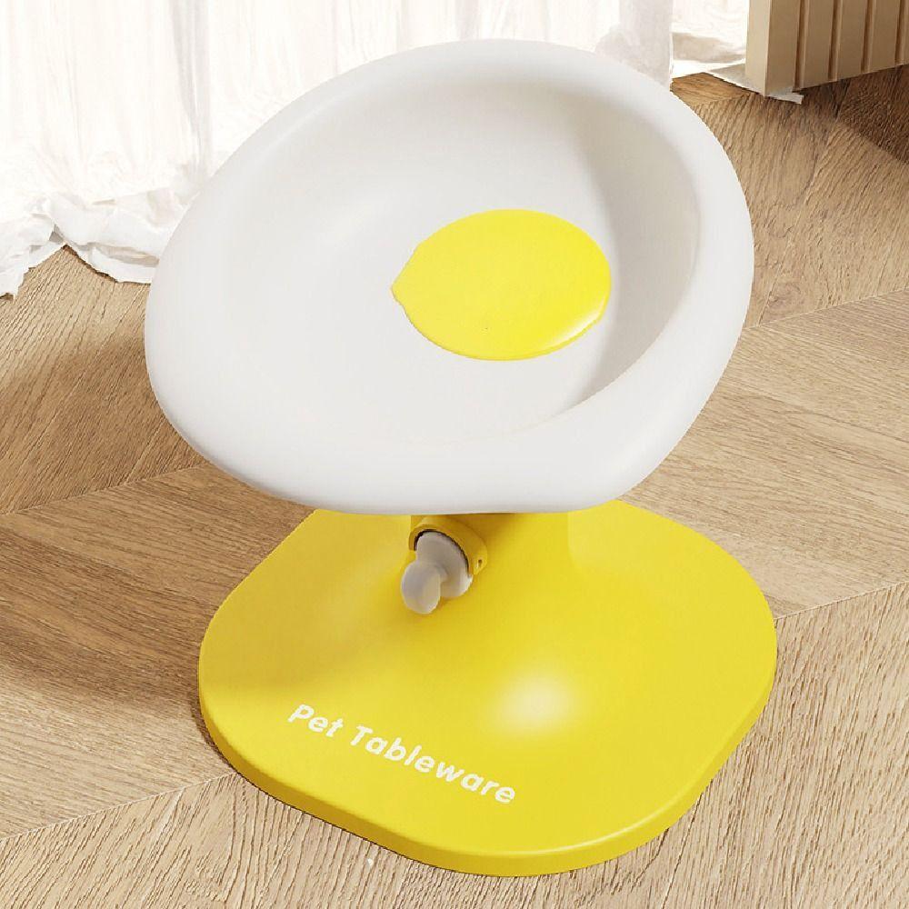 Creative Pet High Footed Bowl Adjustable Height Angle Elevated Pet Feeder Bowl Household