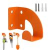 Chainsaw Hanger Heavy Duty Steel Rust-Resistant Wall-Mounted Chainsaw Holder for Workshop Garage Shovels Brooms Cables Hoses