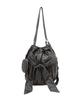 Athe Vanessabruno [Nouer] Dark Grey Sparkle Nylon Two-Way Ribbon Shoulder Bag Aaba6F960G3