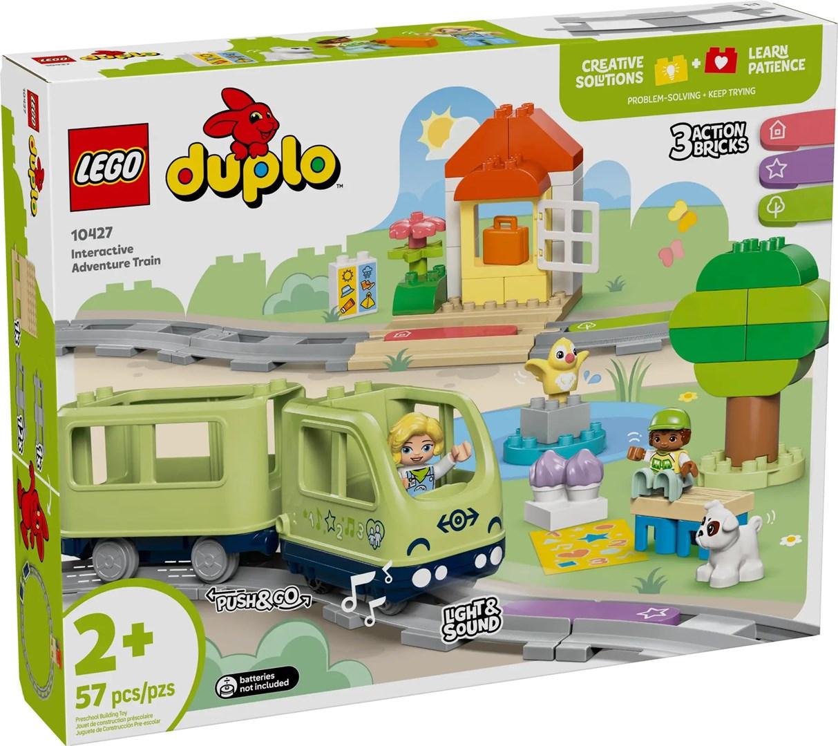 LEGO DUPLO TOWN 10427 Bridge and Train Tracks - Expansion Set