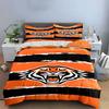 Fierce Tiger Striped Design Bedding Print Bedding Set Duvet Cover Pillowcases (1* Duvet Cover 2* Pillowcases Do Not Include Comforter)
